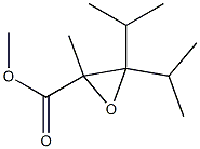 3,3-Diisopropyl-2-methyloxirane-2-carboxylic acid methyl ester Struktur