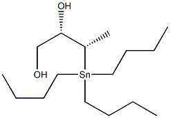 (2S,3S)-3-(Tributylstannyl)butane-1,2-diol Struktur