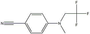 4-[N-Methyl(2,2,2-trifluoroethyl)amino]benzonitrile Struktur