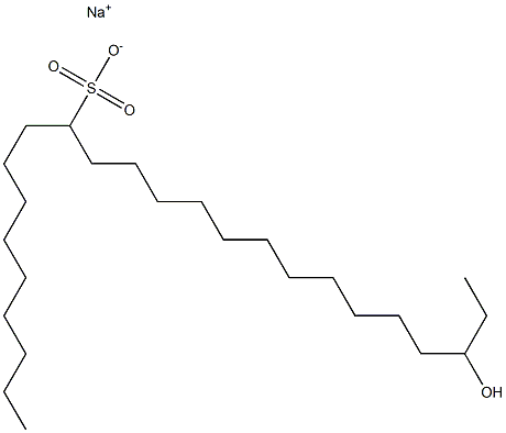 22-Hydroxytetracosane-10-sulfonic acid sodium salt Struktur