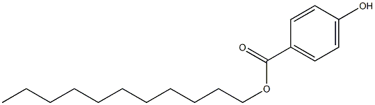 4-Hydroxybenzoic acid undecyl ester Struktur