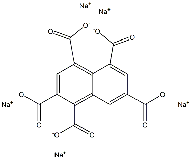 1,2,4,5,7-Naphthalenepentacarboxylic acid pentasodium salt Struktur