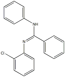 N-Phenyl-N'-(2-chlorophenyl)benzamidine Struktur