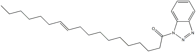 1-(11-Octadecenoyl)-1H-benzotriazole Struktur