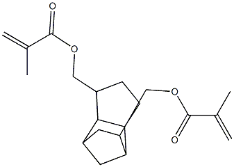 Bismethacrylic acid tricyclo[5.2.1.02,6]decane-3,8-diylbismethylene ester Struktur