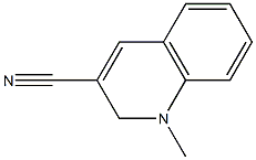 1-Methyl-1,2-dihydro-3-quinolinecarbonitrile Struktur