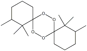 1,1,2,10,10,11-Hexamethyl-7,8,15,16-tetraoxadispiro[5.2.5.2]hexadecane Struktur