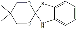 5',5'-Dimethylspiro[benzothiazole-2(3H),2'-[1,3]dioxane] Struktur