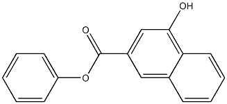 4-Hydroxy-2-naphthoic acid phenyl ester Struktur