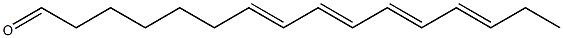 Hexadeca-7,9,11,13-tetraenal Struktur