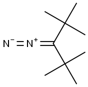 Di-tert-butyldiazomethane Struktur