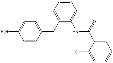 N-[2-(4-Aminobenzyl)phenyl]-2-hydroxybenzamide Struktur