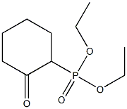 (2-Oxocyclohexyl)phosphonic acid diethyl ester Struktur