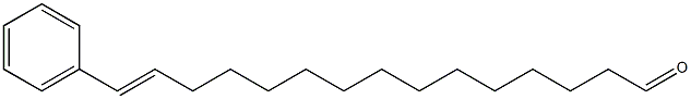 (E)-15-Phenyl-14-pentadecenal Struktur