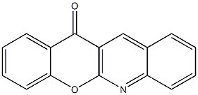 12H-[1]Benzopyrano[2,3-b]quinoline-12-one Struktur