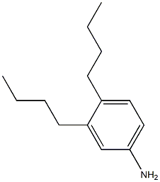 3,4-Dibutylaniline Struktur