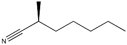 [S,(+)]-2-Methylheptanenitrile Struktur