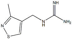 1-[(3-Methylisothiazol-4-yl)methyl]guanidine Struktur