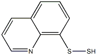 8-Quinolyl hydrodisulfide Struktur