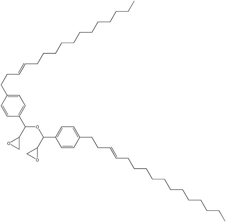 4-(3-Hexadecenyl)phenylglycidyl ether Struktur