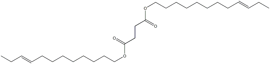 Succinic acid di(9-dodecenyl) ester Struktur