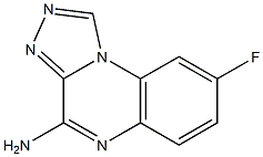 4-Amino-8-fluoro[1,2,4]triazolo[4,3-a]quinoxaline Struktur