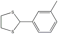 2-(m-Tolyl)-1,3-dithiolane Struktur