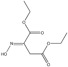 2-Hydroxyiminobutanedioic acid diethyl ester Struktur