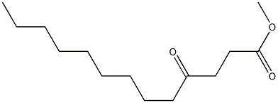 4-Oxotridecanoic acid methyl ester Struktur