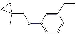 3-Ethenylphenyl 2-methylglycidyl ether Struktur