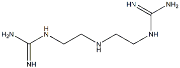 Bis(2-guanidinoethyl)amine Struktur