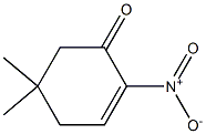 2-Nitro-5,5-dimethyl-2-cyclohexen-1-one Struktur