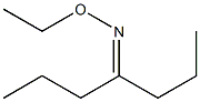 4-Heptanone O-ethyl oxime Struktur