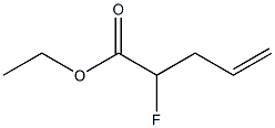 2-Fluoro-4-pentenoic acid ethyl ester Struktur