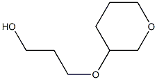 3-[(3-Hydroxypropyl)oxy]tetrahydro-2H-pyran Struktur