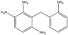 3-[(2-Aminophenyl)methyl]-1,2,4-benzenetriamine Struktur