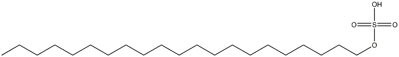 Sulfuric acid hydrogen henicosyl ester Struktur