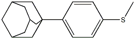 1-[4-(Methylthio)phenyl]adamantane Struktur