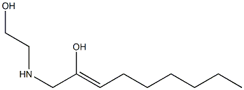 1-[(2-Hydroxyethyl)amino]-2-nonen-2-ol Struktur