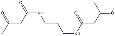 N,N'-Trimethylenebis(3-oxobutanamide) Struktur