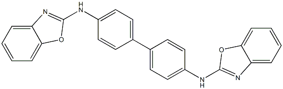 2,2'-[1,1'-Biphenyl-4,4'-diylbis(imino)]bis(benzoxazole) Struktur