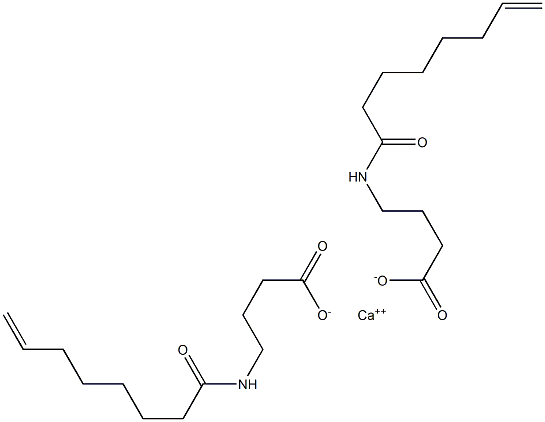 Bis[4-(7-octenoylamino)butyric acid]calcium salt Struktur