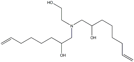 1,1'-[(2-Hydroxyethyl)imino]bis(7-octen-2-ol) Struktur