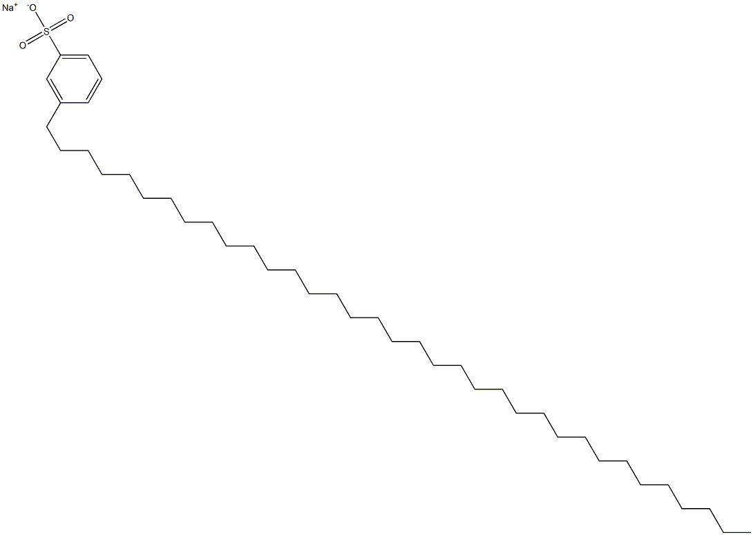 3-(Pentatriacontan-1-yl)benzenesulfonic acid sodium salt Struktur
