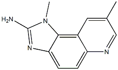 2-Amino-1,8-dimethyl-1H-imidazo[4,5-f]quinoline Struktur