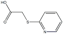 S-(2-Pyridinyl)thioglycollic acid Struktur