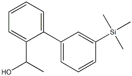 1-(3'-Trimethylsilylbiphenyl-2-yl)ethanol Struktur