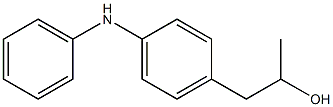 4-(2-Hydroxypropyl)phenylphenylamine Struktur