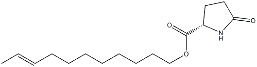 (S)-5-Oxopyrrolidine-2-carboxylic acid 9-undecenyl ester Struktur