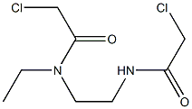 1,8-Dichloro-3-ethyl-3,6-diazaoctane-2,7-dione Struktur